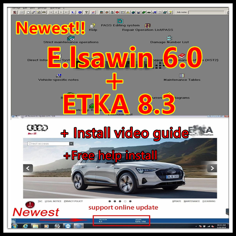 Electronics Repair Parts - Software di Riparazione Auto ELSAWIN 6.0