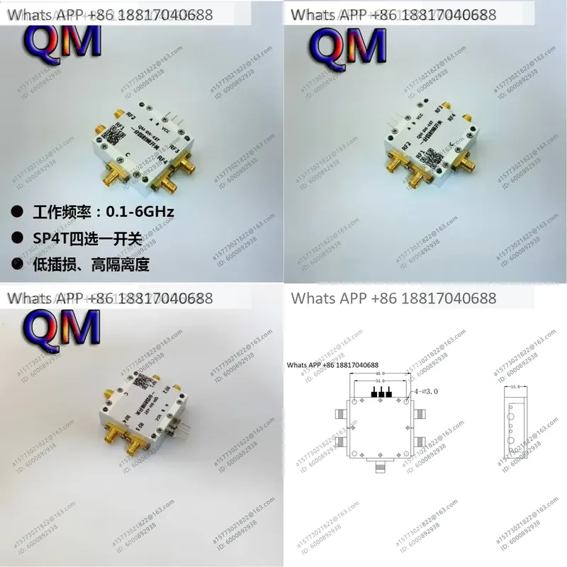 Qm Electronics & Repair Services - 1 Pezzo per QM-SW-4ST 0.1-6 GHz