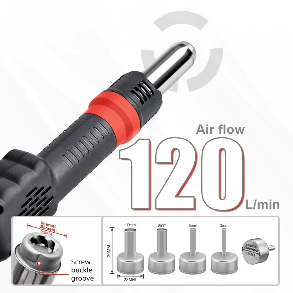 JCD Micro Hot Air Gun 8208 750 - Hot Air Station 858 recensione e prezzo