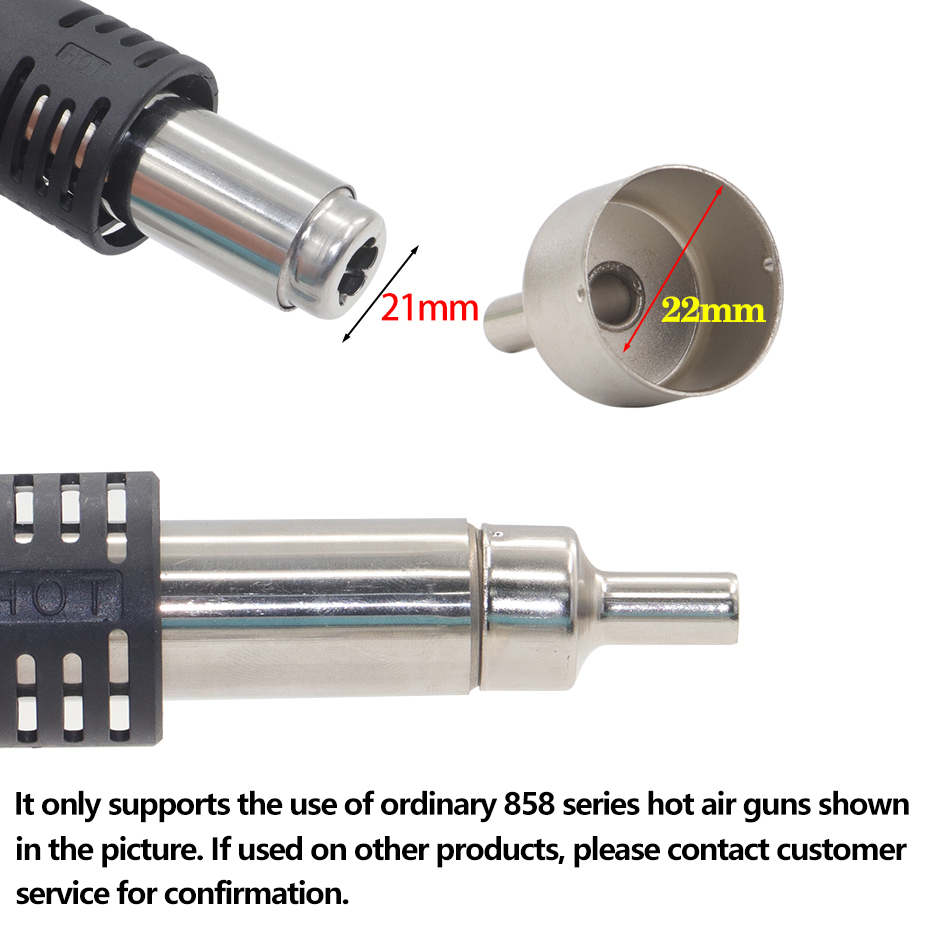 9 pz/lotto 22mm Ugello Univers - Hot Air Station 858 recensione e prezzo