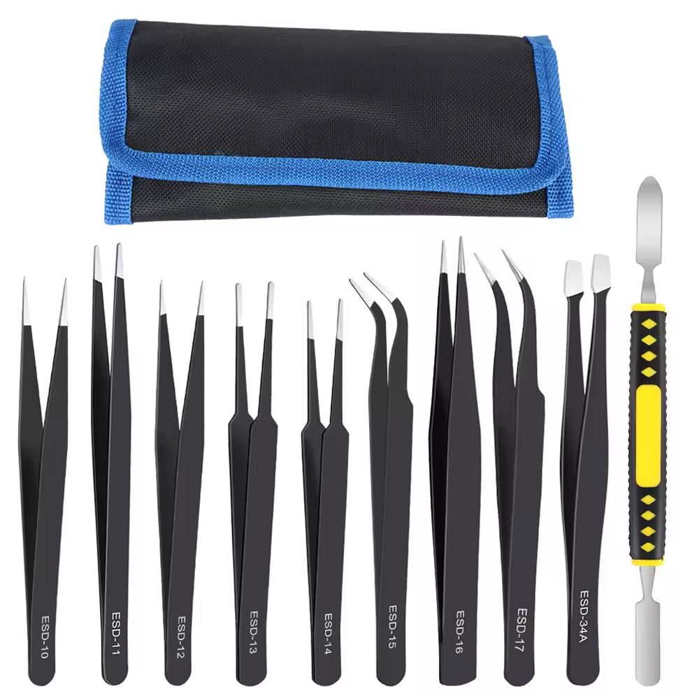 10 Pz/set Pinzette Di Precisio - Electronics Repair Parts recensione e prezzo